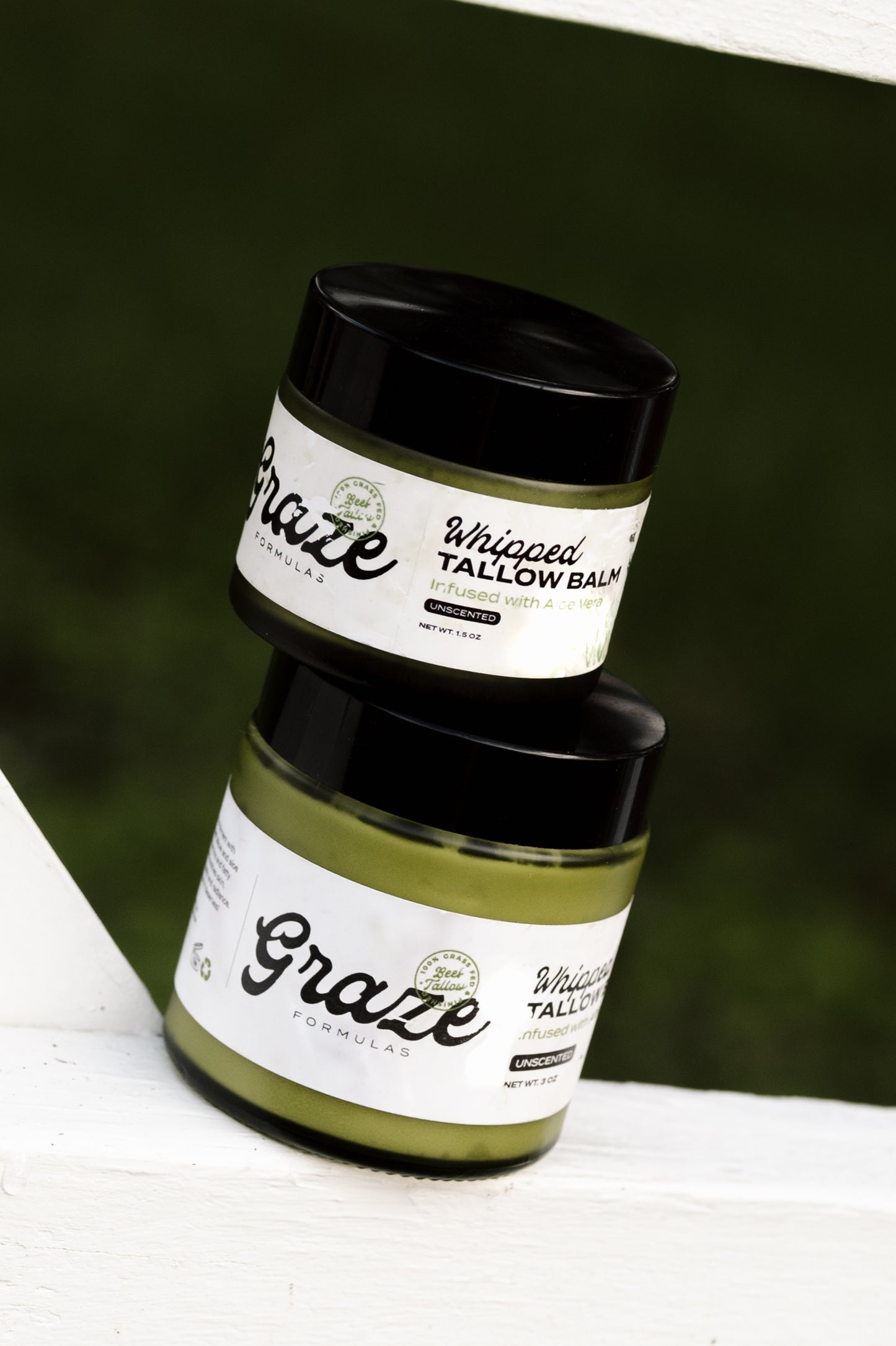 Whipped Tallow Balm Infused with Aloe Vera (unscented)
