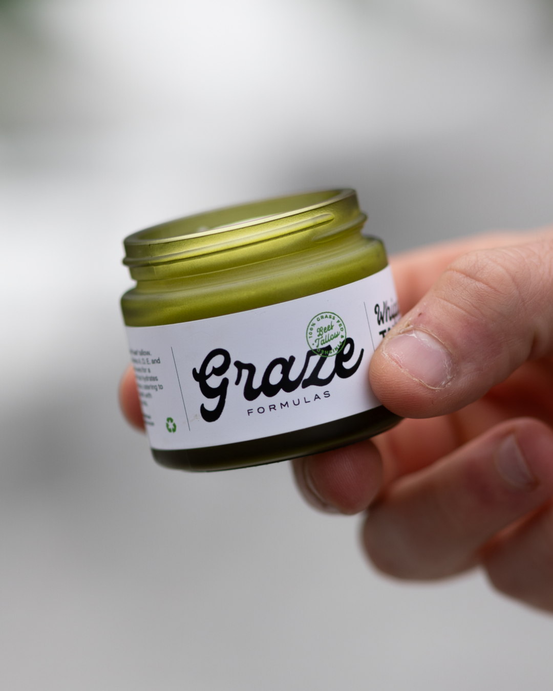 Whipped Tallow Balm Infused with Aloe Vera (unscented)