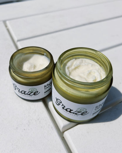 Whipped Tallow Balm Infused with Aloe Vera (unscented) 3 OZ.